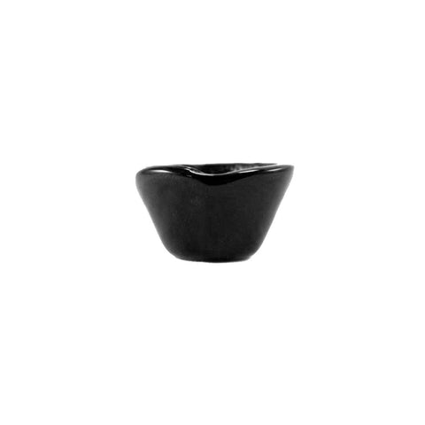 Turgla Fusion Glass Dinnerware dia.3.25" h:2" 4 oz. Round Black Glass Ramekin, Set of 24 (10 - 029 - 09BLK) - iFoodservice Online