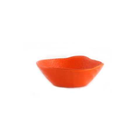 Turgla Fusion Glass Dinnerware dia.7.5" h:2.75" 20 oz. Round Orange Glass Bowl, Set of 12 (10 - 027 - 20ORG) - iFoodservice Online