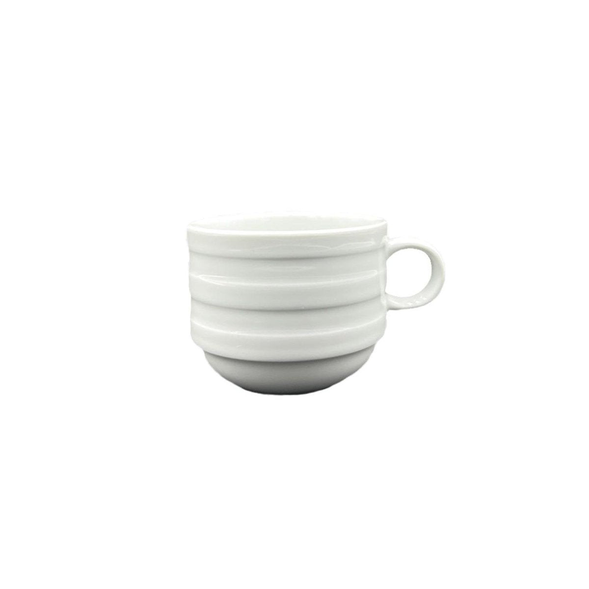 Turgla Porcelain Lizbon dia.3.25" h:2.5" 7 oz. Round White Porcelain Cup (Set of 12) (LIZ01CF00) - iFoodservice Online