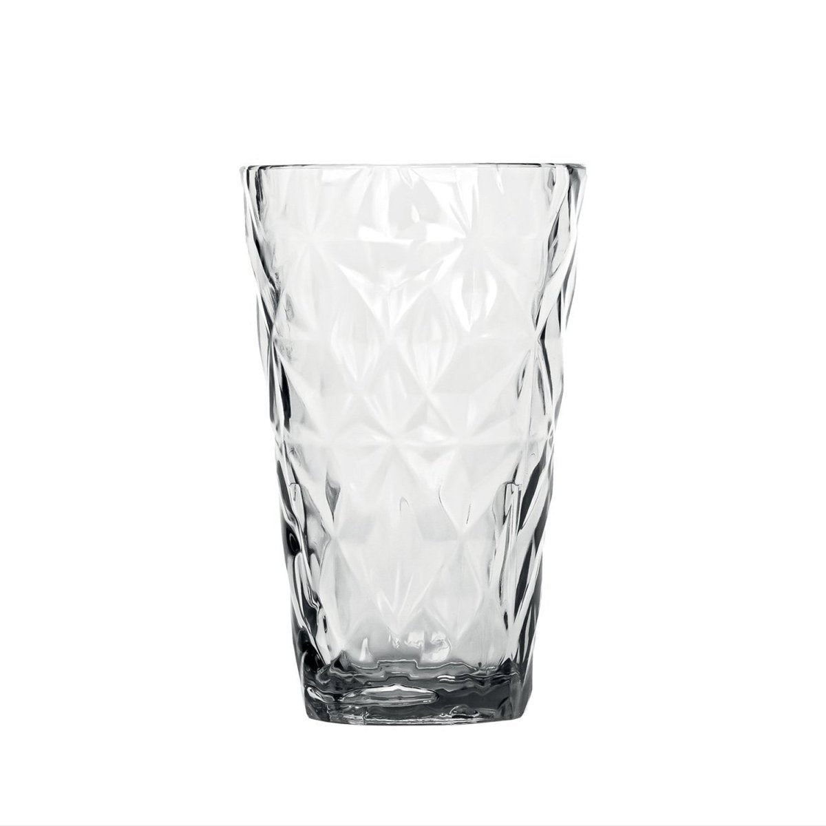 Turgla Rubikap Prism dia.3.75" h:6.5" 17 oz. Round Charcoal Polycarbonate High - Ball (Set of 24) (R - PRSTMB500CHR) - iFoodservice Online