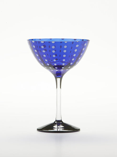 Zafferano Perle Cocktail Goblet (Set of 2) - Blue - iFoodservice Online