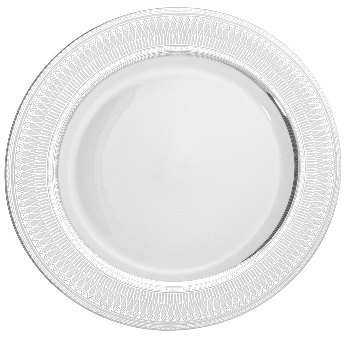 10 Strawberry Street IRIANA - 24SLV, Dinnerware, Charger Plate (12/Case) - iFoodservice Online