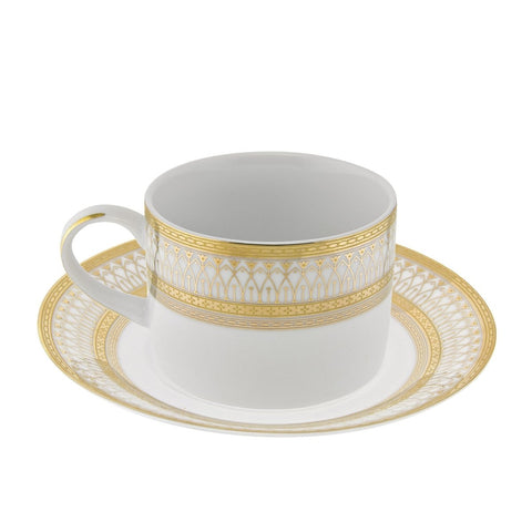 10 Strawberry Street IRIANA - 9GLD, Dinnerware, Can Cup/Saucer 8 Oz.(24/Case) - iFoodservice Online