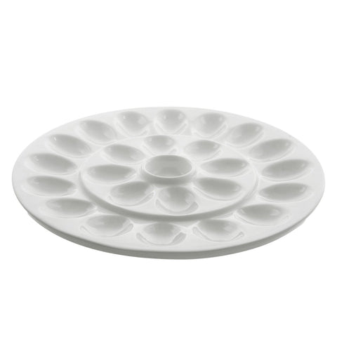 10 Strawberry Street Whittier Collection, Egg Platter (8/Case) WTR - EGGPLTR - iFoodservice Online