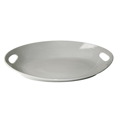 10 Strawberry Street Whittier Collection, Oval Handle Platter (3/Case)OSLO - 22OVLHNDLPLTR - iFoodservice Online
