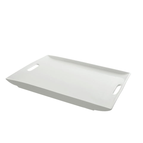 10 Strawberry Street Whittier Collection, Rectangular Platter With Handles (4/Case)WTR - 20 - 15RECHNDL - iFoodservice Online