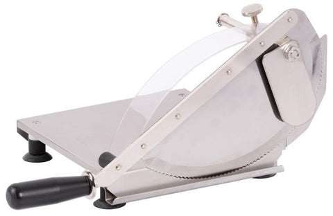 Bron Coucke Bread slicer - St/st base - Round blade with stop (703SX) - iFoodservice Online
