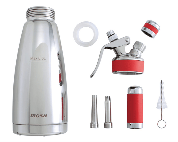 Browne Foodservice Mosa Double Walled Cream Whipper 0.5 L /1 Pint (574354) - iFoodservice Online