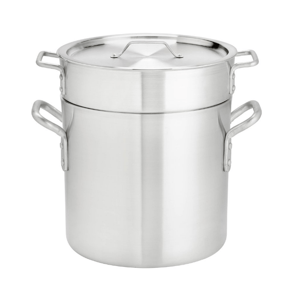 Browne Foodservice Thermalloy 12qt Aluminum Double Boiler Set (5813212) - iFoodservice Online