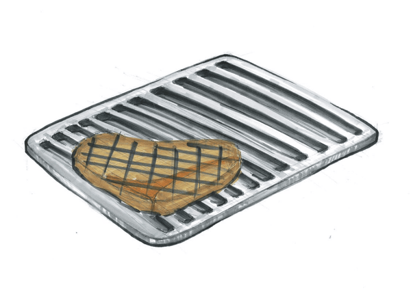 Browne Foodservice Thermalloy Combi Grill Tray Non - stick Aluminum Pack of 3(576207 ) - iFoodservice Online
