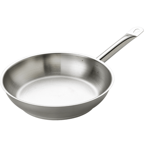 Browne Foodservice Thermalloy Stainless Steel Fry Pan 12.5" (573773) - iFoodservice Online