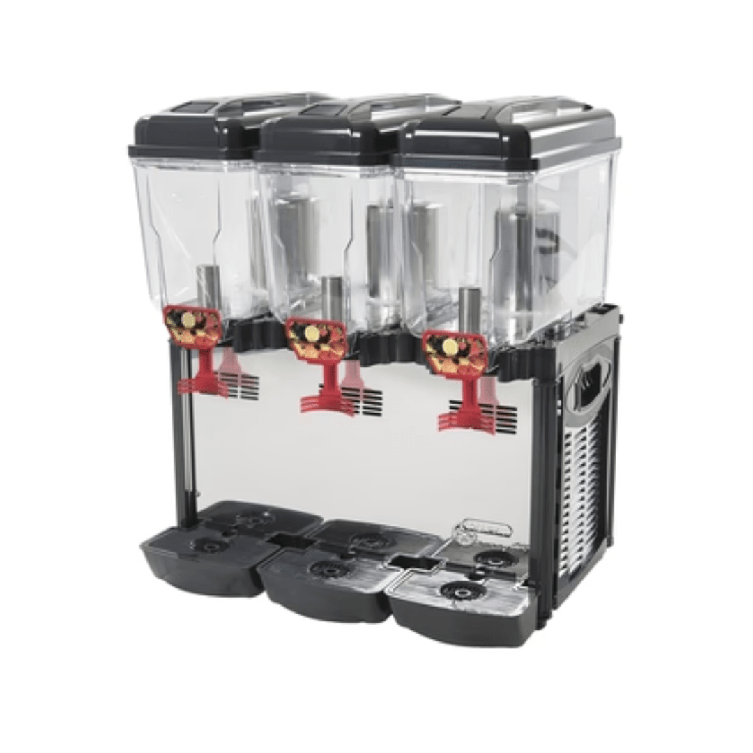 Eurodib Cofrimell Commercial Juice Dispenser, 3 x 2.6 Gal (10L) Tank (CD3J) - iFoodservice Online