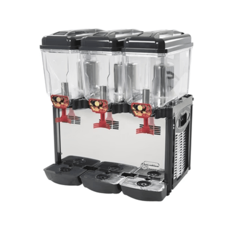Eurodib Cofrimell Commercial Juice Dispenser, 3 x 2.6 Gal (10L) Tank (CD3J) - iFoodservice Online