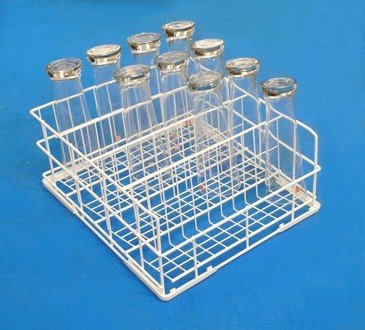 Eurodib Lamber Stainless Steel Dishwasher Inclined Glass Rack (CC00075) - iFoodservice Online