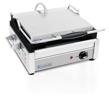 Eurodib Medium All Ribbed Panini Grill 240v SFE02345 240V - iFoodservice Online