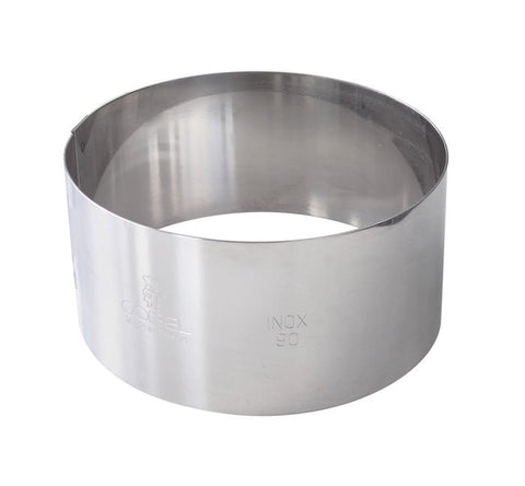 GOBEL St/st mousse ring - Thickness 10/10th - Ø140 mm h45 mm (865030) - iFoodservice Online