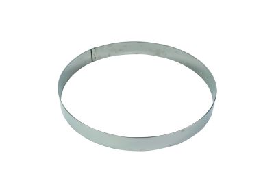 GOBEL St/st mousse ring - Thickness 10/10th - Ø200 mm h45 mm (865060) - iFoodservice Online