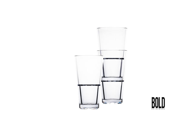 Hospitality Brands Bold Drink ware Club Stack Cooler 1dz/cs (HUF084 - 012) - iFoodservice Online