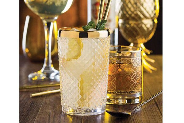 Hospitality Brands Dante Gold Hi - Ball (Pack of 6) HG90095G - 006 - iFoodservice Online