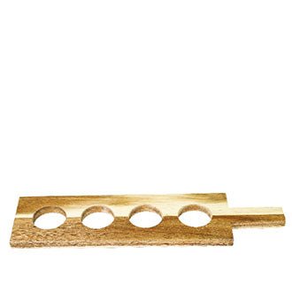 Hospitality Brands Revolution Taster Paddle Acacia Wood Pack of 6 (HG - BFW07 - 006) - iFoodservice Online