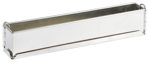 Louis Tellier Gobel Tin Plate Springform Long Loaf Pan (Mini) Plain Removable Bottom - 300 X 40 X 60 Mm (119410) - iFoodservice Online