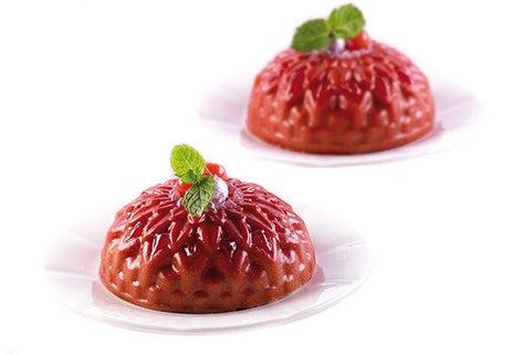 Louis Tellier Silikomart - Big Dahlia Red Mold Packed (SF078) - iFoodservice Online