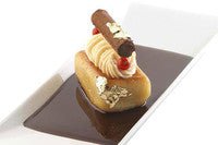 Louis Tellier Silikomart - Big Rect Savarin Red Mold 2 3/4'' X 1 3/4'' X 1'' H (SF090) - iFoodservice Online