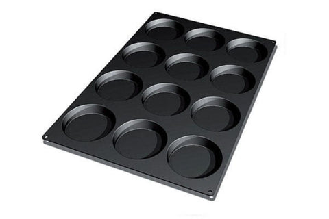 Louis Tellier Silikomart - Disco 4 3/4'' Diam X 3/4'' H 60 X40 Mold (SQ029) - iFoodservice Online