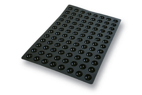 Louis Tellier Silikomart - Mini Half - Sphere 60 X 40 Mold(SQ015 ) - iFoodservice Online