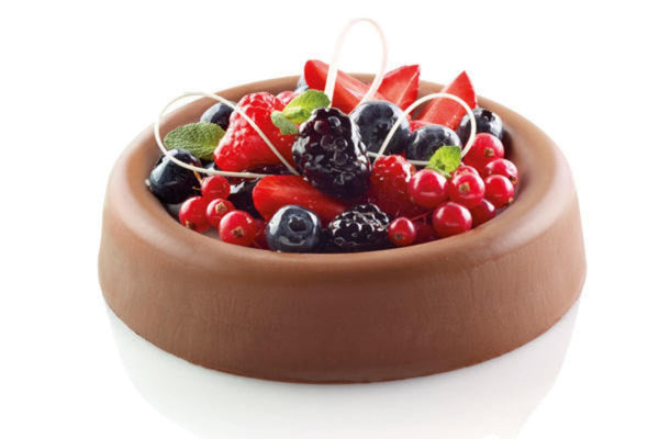 Louis Tellier Silikomart - Silicone Mould 6 Tart Ø 165,5 Mm H 39 Mm (SQ031) - iFoodservice Online