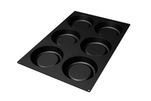 Louis Tellier Silikomart - Silicone Mould 6 Tart Ø 165,5 Mm H 39 Mm (SQ031) - iFoodservice Online
