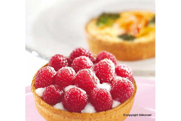 Louis Tellier Silikomart - Silicone Mould N. 15 Flan Mould Ø50 H 14 Mm (SF044) - iFoodservice Online