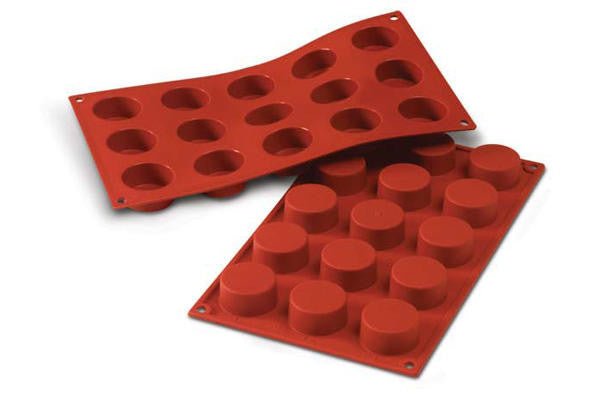 Louis Tellier Silikomart - Silicone Mould N. 15 Petits - fours Ø40 H 20 Mm (SF027) - iFoodservice Online