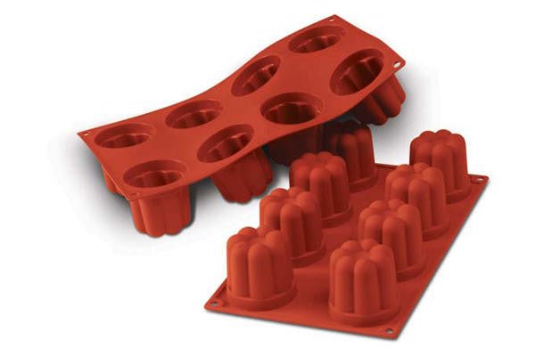 Louis Tellier Silikomart - Silicone Mould N. 8 Bavarese Ø57 H 57 Mm (SF051) - iFoodservice Online