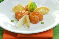 Louis Tellier Silikomart - Small Heart Savarin Red Mold 1 1/4'' X 1 1/4'' X 3/4'' H (SF089) - iFoodservice Online