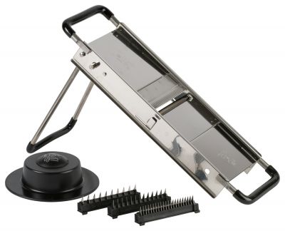 Louis Tellier Stainless Steel "Chef" mandoline with polycarbonate guard (15000) - iFoodservice Online