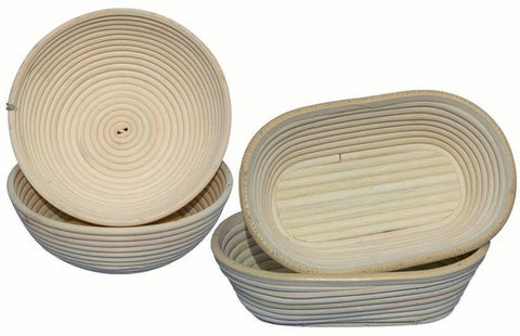 Matfer Banneton Willow Proofing Basket Oval 9 1/2in" (118502) - iFoodservice Online