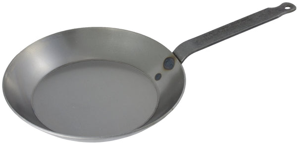 Matfer Bourgeat Black Steel Frying Pan, Round, 15 3/4" 62008 - iFoodservice Online