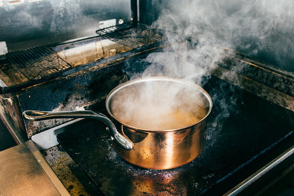 Matfer Bourgeat Copper Sauce Pan, 7 7/8" (360020) - iFoodservice Online