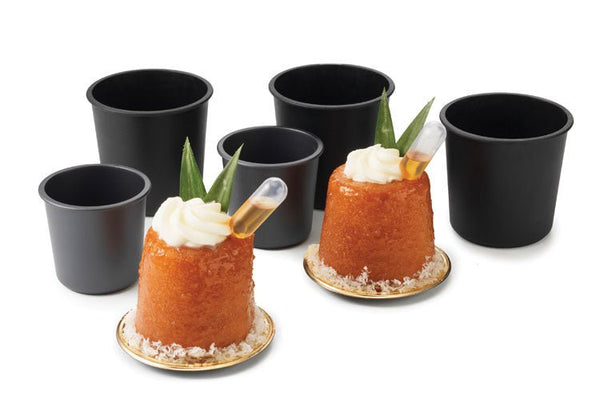 Matfer Bourgeat Exoglass® Baba Molds Nonstick, 2 3/4" Pack Of 6 (345595) - iFoodservice Online