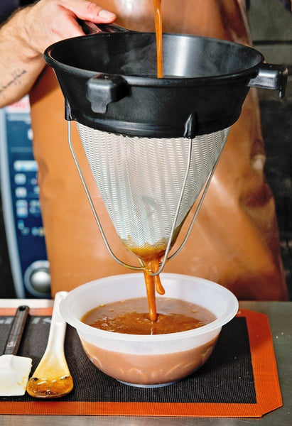 Matfer Bourgeat Exoglass Bouillon Strainer/Chinois, 8" (017360) - iFoodservice Online