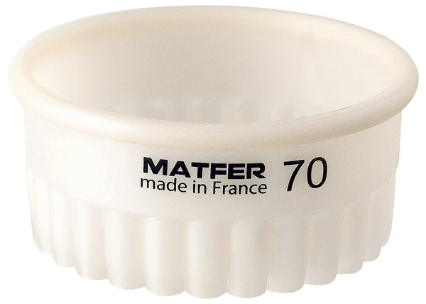 Matfer Bourgeat Exoglass® Round Pastry Cutter, Fluted, 2" (150115) - iFoodservice Online