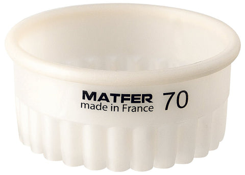 Matfer Bourgeat Exoglass® Round Pastry Cutter, Fluted, 3/4" (150110) - iFoodservice Online