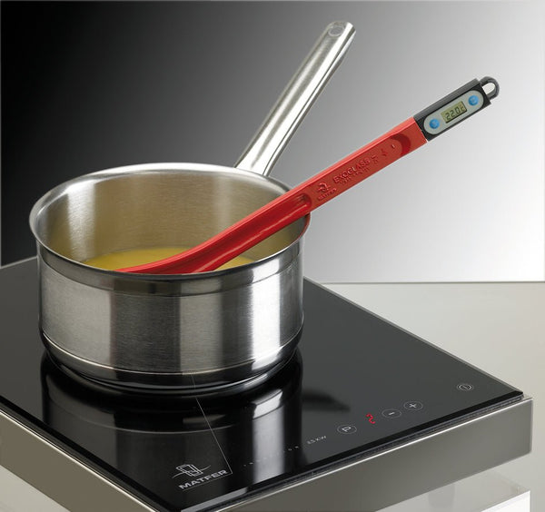 Matfer Bourgeat Exoglass Thermometer Spatula, with Detachable Probe (113090) - iFoodservice Online