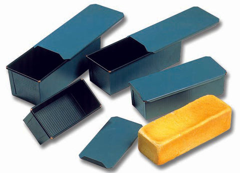 Matfer Bourgeat Exopan Steel Bread Mold/Loaf Pan with Lid Nonstick 7 1/4"x3 1/3" (340853) - iFoodservice Online