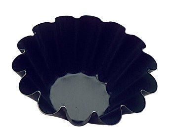 Matfer Bourgeat Exopan Steel Brioche Mold Nonstick, 10 Flute 3 1/8" Pack of 12 (330625) - iFoodservice Online