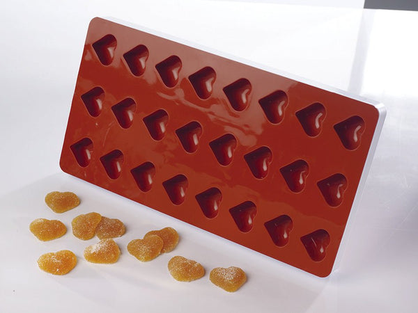 Matfer Bourgeat Fruit Jelly Flexible Heart Mold (339016) - iFoodservice Online