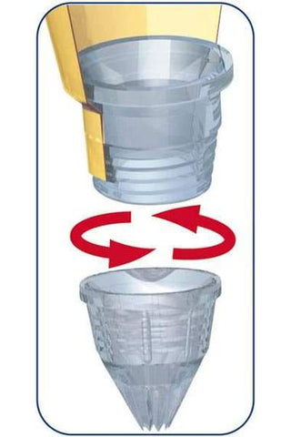 Matfer Bourgeat INTERCHANGEABLE DECORATING PASTRY TIPS U3 (Pack of 2) 167303 - iFoodservice Online