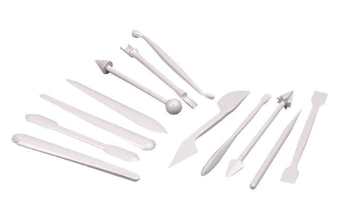 Matfer Bourgeat Marzipan Sculpting Tools Pack of 12 (421832) - iFoodservice Online