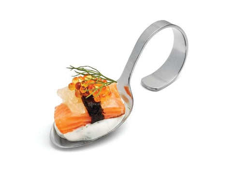 Matfer Bourgeat Mise Bouche Spoon 4 7/8" 051291 (Pack of 12) - iFoodservice Online